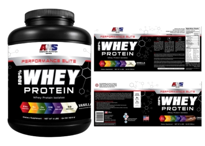 protein label design jug supplements